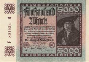 5000 Mark  ro.80c B 1922